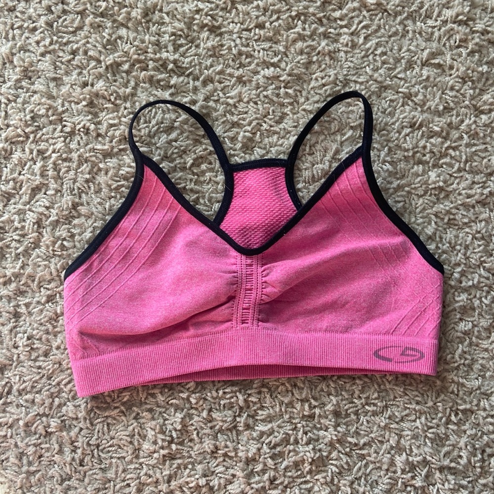 champion, youth large, pink and black